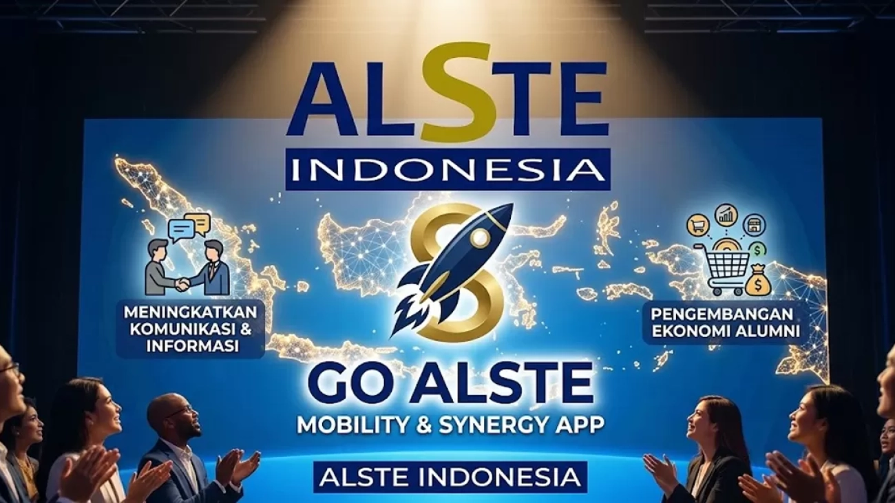 Ilustrasi Alste Indonesia akan meluncurkan aplikasi 'Go Alste' pada rakernas 18 April 2026 mendatang. (Gemini AI)