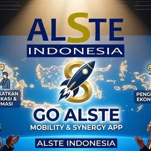 Ilustrasi Alste Indonesia akan meluncurkan aplikasi 'Go Alste' pada rakernas 18 April 2026 mendatang. (Gemini AI)
