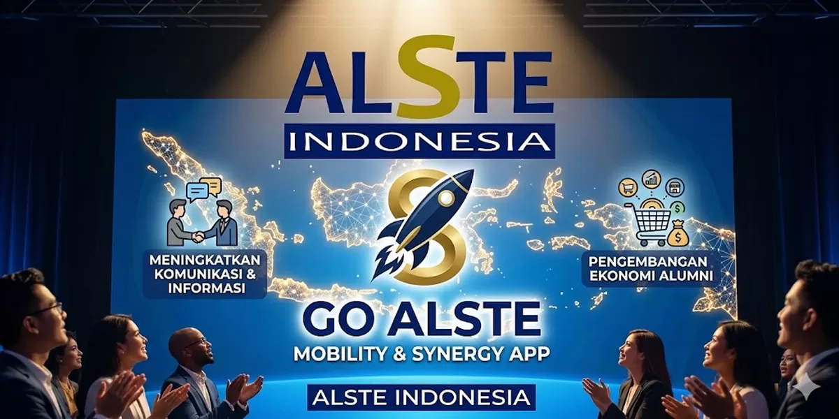 Ilustrasi Alste Indonesia akan meluncurkan aplikasi 'Go Alste' pada rakernas 18 April 2026 mendatang. (Gemini AI)